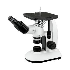 Quality Inverted Metallurgical Optical Microscope WF10x/18mm Eyepiece Quadruple Nosepiece for sale