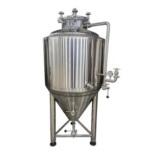 80mm Polyurethane Insulation Conical Beer Fermentation Tank for Fermenting