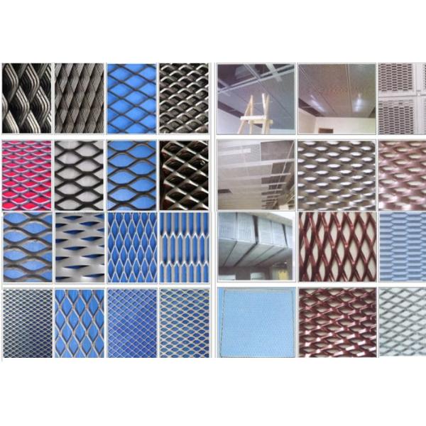 Anodized Surface Treatment Raised Expanded Metal Sheet Length 4m X Width 0.5m