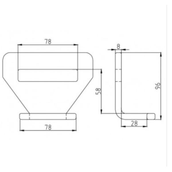 5T Black Ratchet Tie Down Straps , 2 Inch Flat Hook Ratchet Straps
