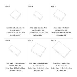 Customized Die Cut and Gift Craft Black Drawer Paper Box for Party