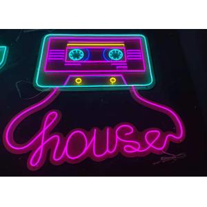 China Transparent Acrylic 200cm EU Plug LED Neon Signs on sale