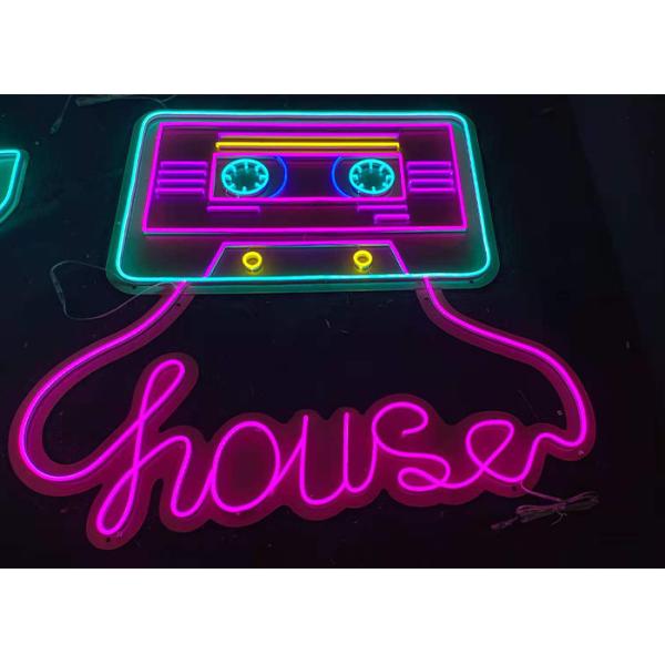 Transparent Acrylic 200cm EU Plug LED Neon Signs