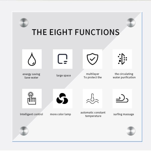 European Style Baby Spa Equipment Acrylic Newborn Baby Massage Bathtub