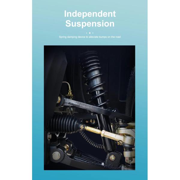 Off Road 6 Passenger Electric Hunting Golf Cart with Powerful 5KW Motor and Long Range