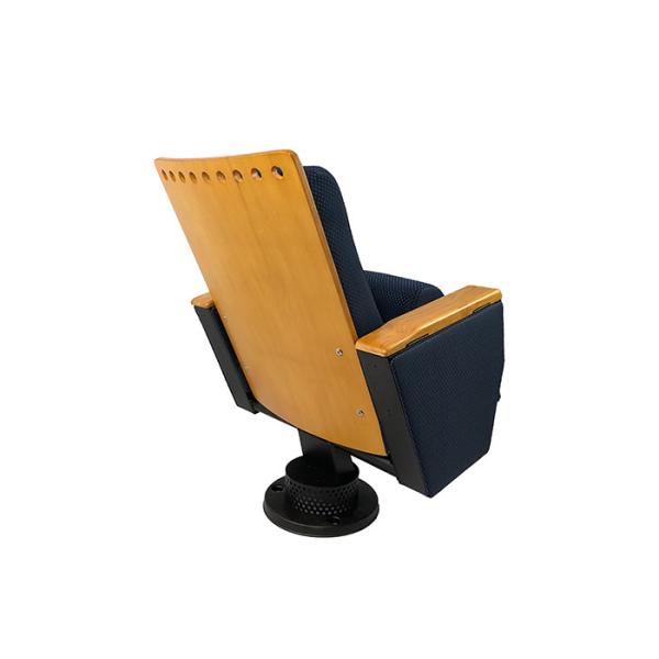 545MM Retractable Auditorium Seating Padded Lecture Chairs Church Seat Covered Fabric