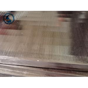 Flat Welded Drying Equipment Stainless Steel Wedge Wire Grates 2x1.2m