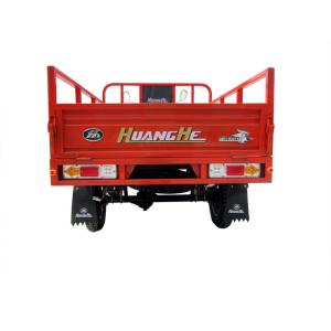 Red Open Body 3 Wheel Cargo Motorcycle , Adult Cargo Tricycle 150ZH-H