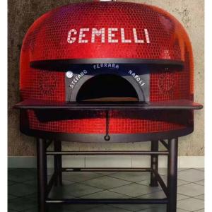 Round Italy Pizza Oven Electric Gas 500℃ High Temperature