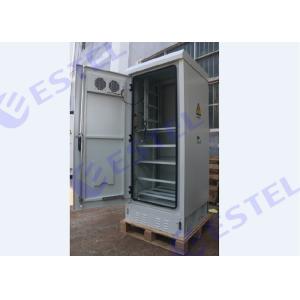 IP55 Outdoor Electronic Equipment Enclosures , Outdoor Data Cabinet Copper Bar