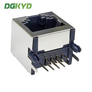 RJ45 1X1 8P8C Without Light Strip Shielded Connector DGKYD55211188GWA1DY4