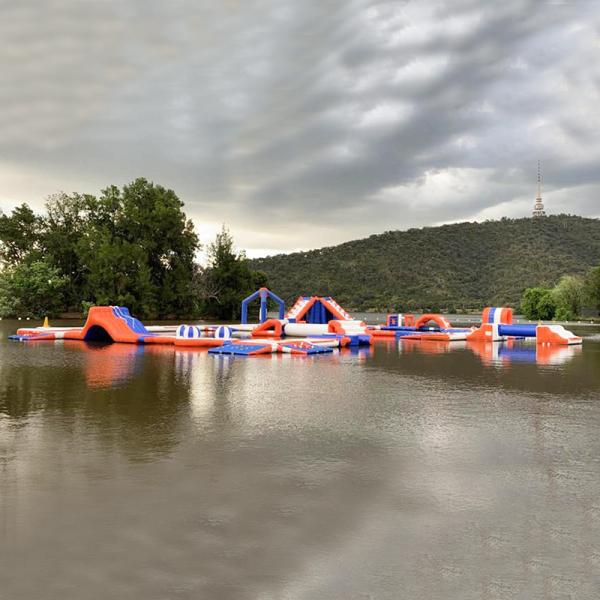 Buy Customized Auti UV Material Water Park Inflatable By Bouncia at wholesale prices