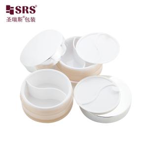J027A empty gold eye mask cosmetic jar manufacturer