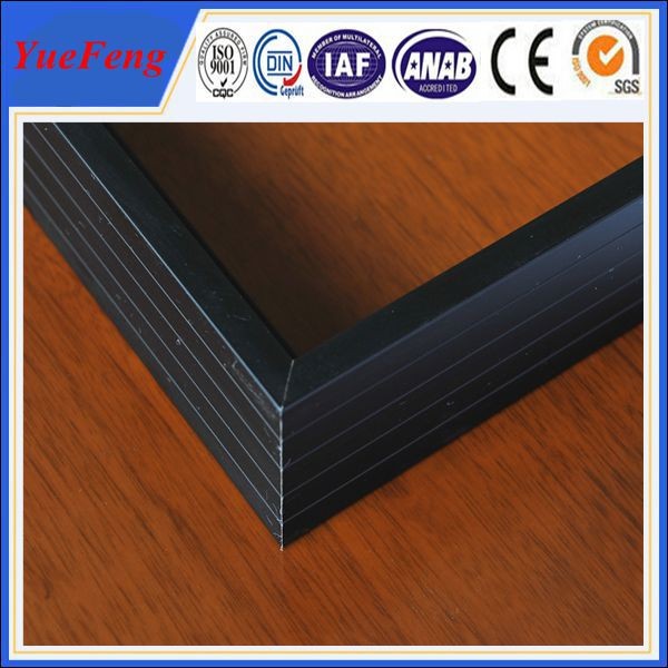 Buy 6063 Black Anodized Solar aluminum frame at wholesale prices
