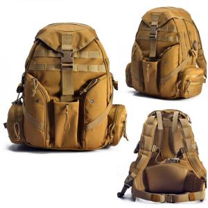 Mountaineering Waterproof Camping Day Pack / Camouflage Travel Day Pack