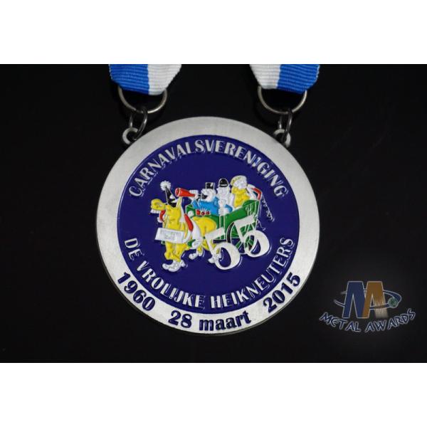 Buy Compact Custom Made Coins Medallions , National Service Medal Circle Shape at wholesale prices