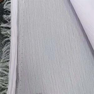 Solid 75d Crinkle Georgette Fabric Polyester Chiffon Material