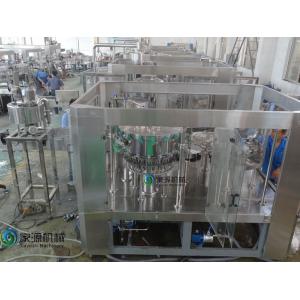 PLC control Automatic Carbonated Drink Filling Machine / Cola Filling Equipment