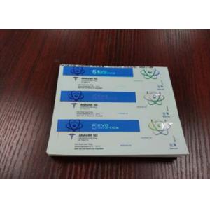 Multi Size Glass Vial Labels Laser Custom Hologram For 300mg Masteron Enanthate