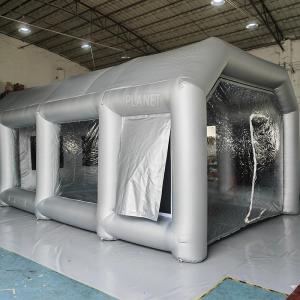 Portable PVC Paint Booth Mobile Inflatable Spray Painting Booth Vehicle Car Tent