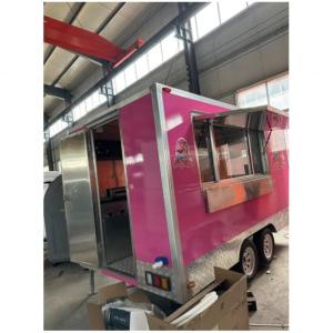Automatic Corn Raw Material Small Investment Food Vending Trailer with Low