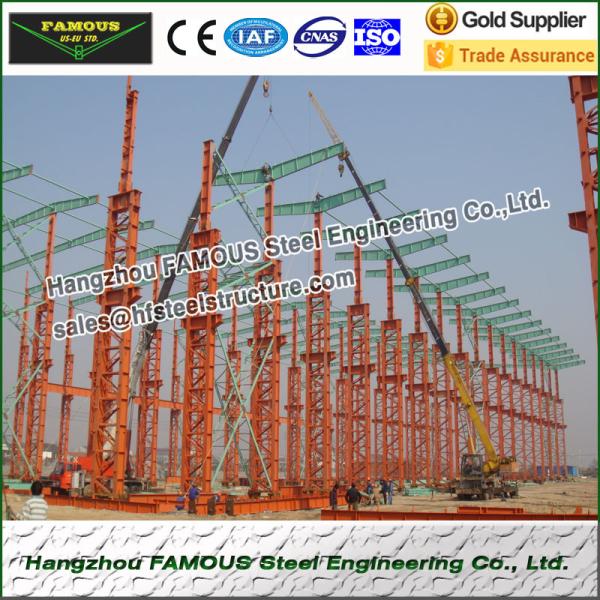Buy Multi Gable Span Steel Framed Buildings Prefabricated ASTM Standards at wholesale prices