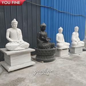 Wholesale Garden Decoration White Marble Buddha Statues