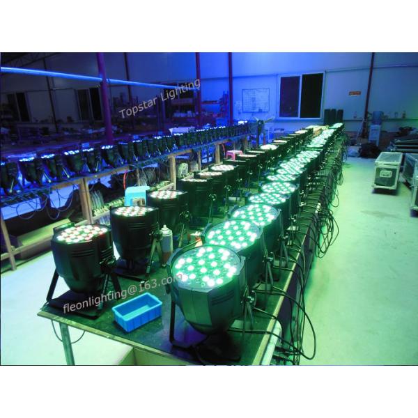 Disco Dj Stage Lighting , Led Par 64 Rgbw Concert Lighting Systems