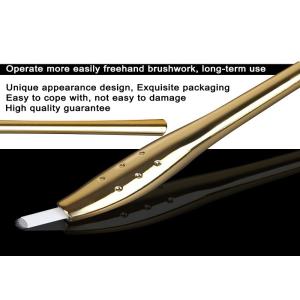 Golden Luxury 45° Angle Blister Disposable Microblading Pen With 9 12 14 17 18U