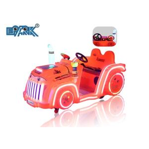 Outdoor Playground Coin Operated Tractor Square Plastic Bumper Cars With Two