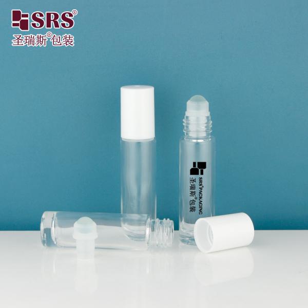 BLPM-10ML Transparent Mold Glass Roll On Bottle For Nail Oil Massage No Leakage Applicator
