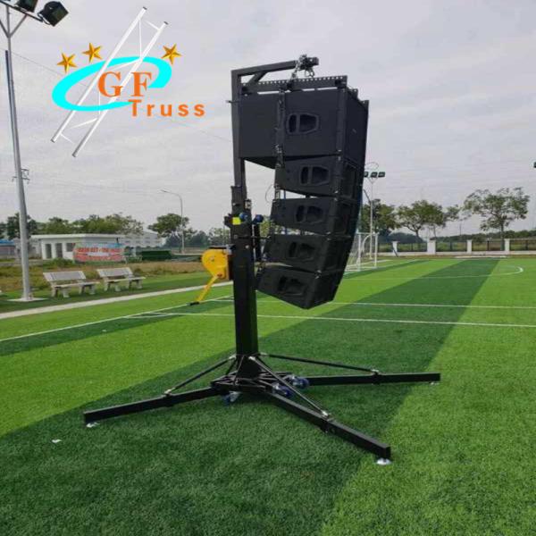 Buy Lift 300kg Hand Crank Stand Truss Wedding Tripod Speaker Stand at wholesale prices