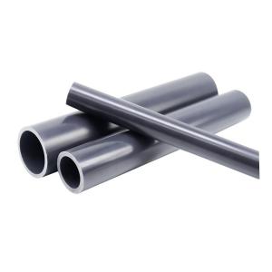Length 10ft Schedule 40 Standard Grey PVC Conduit Pipe Wire Electrical Bell End