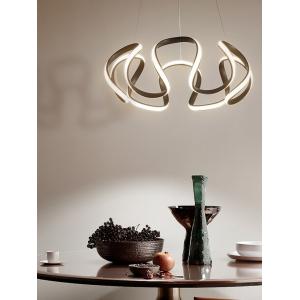 Modern simple curve Art Chandelier Restaurant Restaurant Bar