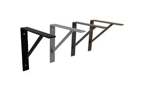 Inspection Customized Aluminum Steel Wall Mounted Shelf Brackets at Reasonable