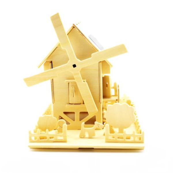 Fashionable Wooden Montessori Toys Solar Learning Toys Solar House