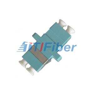 Telecom Blue Color Duplex LC Fiber Optic Adapter Ceramic Sleeve