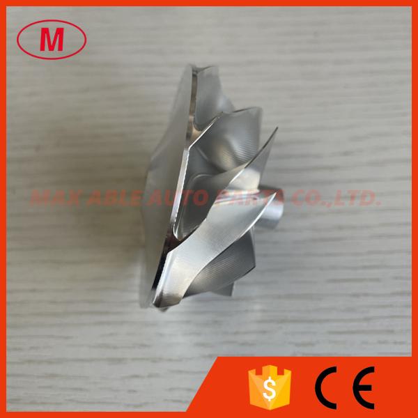 RHF5 48.35/60.00mm 9+0 Blades Point milling turbo aluminum 2618/Milling/billet compressor wheel