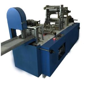 1/4 Folded Napkin Production Machine With Color Printing Steel To Paper