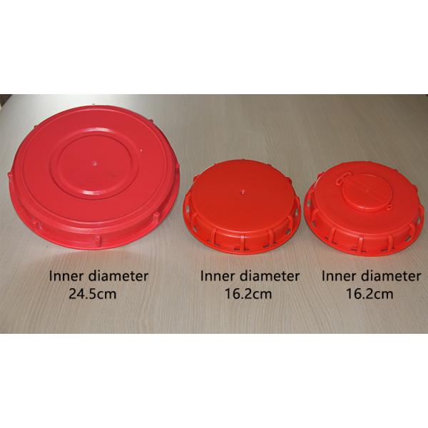 HDPE Injection UMETASS IBC Water Tank Red 6 Inch Vented Plug Lid Closure