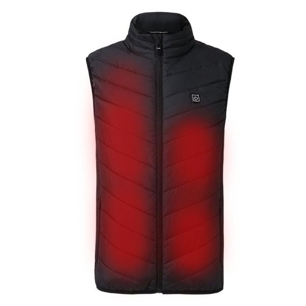 Buy USB Powered Electric Heated Vest with Graphene Heating Panel for Men s Winter Coat at wholesale prices