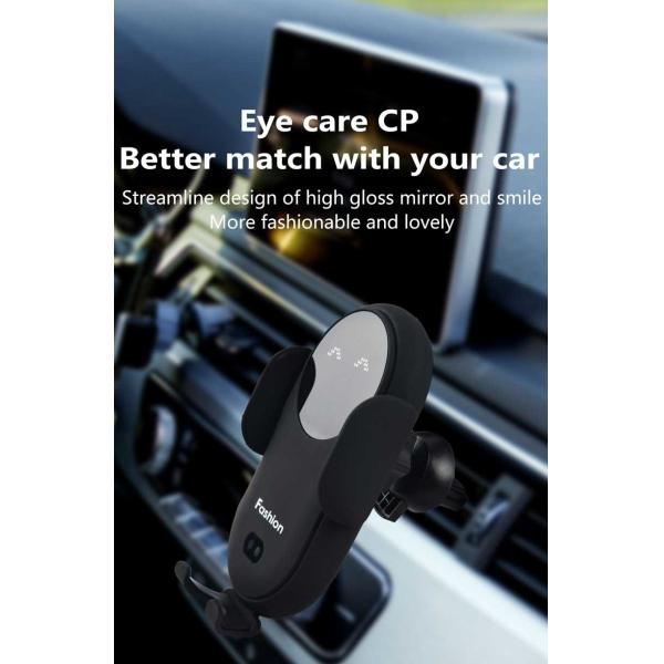 Auto Clamping 10W Car Mount Wireless Charger Air Vent For IPhone