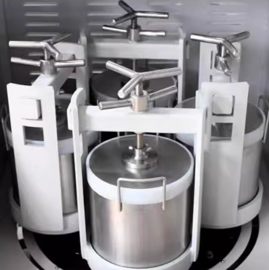 China Vertical square planetary ball mill XQM-0.4-100L laboratory metal powder soil grinder on sale