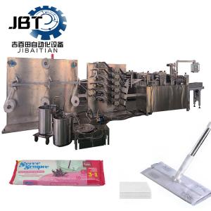 Quality Fully Automatic Biodegradable Wet Mop Making Machine Customization for sale