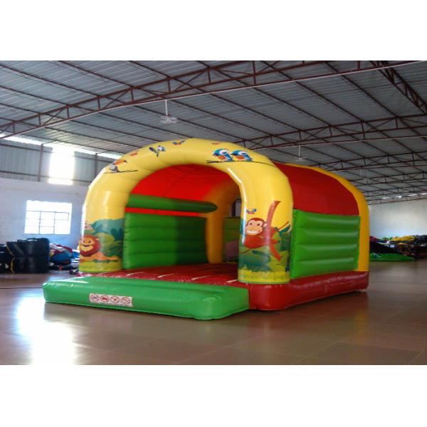 Forest animals theme inflatable bouncers / inflatable bouncer with roof
