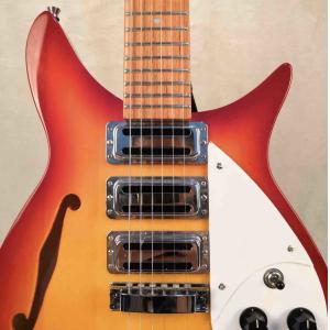 Custom F Hole Ricken 325 Electric Guitar in Cherry Red Body Kinds Color