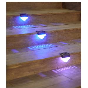 Mini IP65 Waterproof Fence LED Light RGB Outside Solar Powered