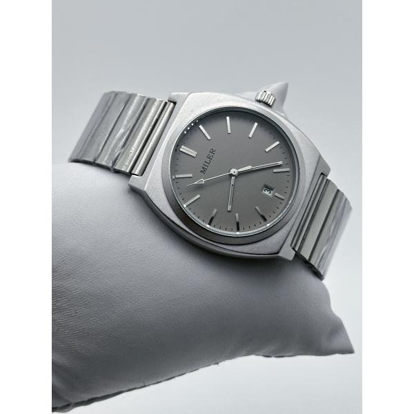 Classic Analog Stainless Steel Strap Watch Round Luminous Dial Mens Silver Strap Watch