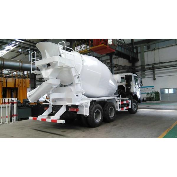 SINOTRUK HOWO 6x4 concrete mixer truck, red, 299hp, 336hp, 371hp, 380hp