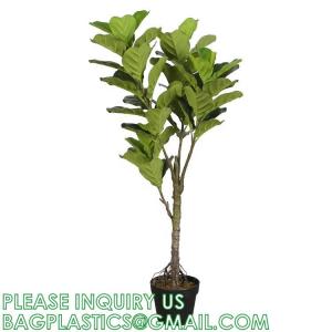 China Artificial Fiddle Leaf Fig Tree 6ft Tall 86 Decorative Faux Fiddle Leaves Fake Fig Silk Tree In Pot Artificial Tree on sale